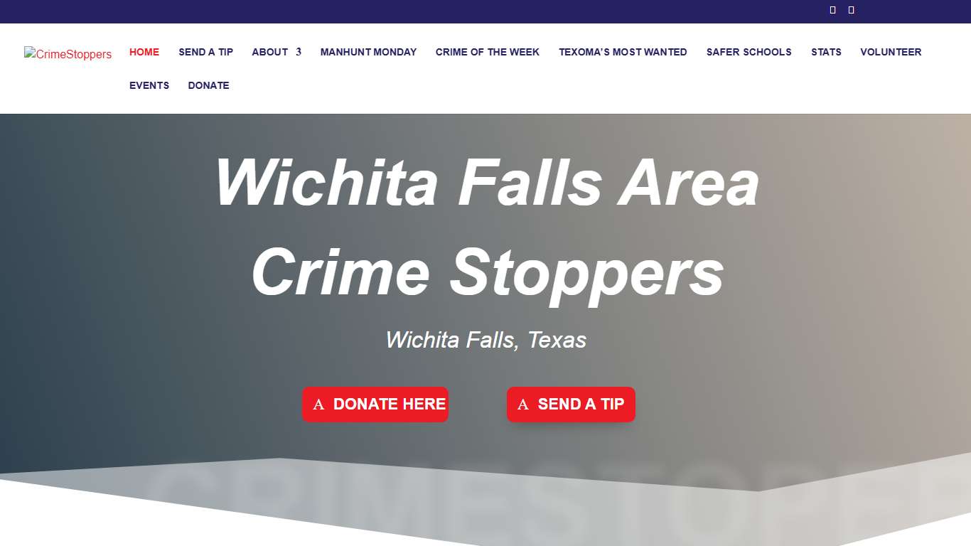 Home | Wichita Falls Area Crime Stoppers